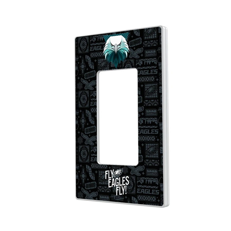 Philadelphia Eagles 2024 Illustrated Limited Edition Single Rocker Light Switch Plate