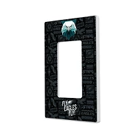 Philadelphia Eagles 2024 Illustrated Limited Edition Single Rocker Light Switch Plate