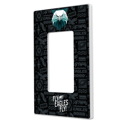 Philadelphia Eagles 2024 Illustrated Limited Edition Single Rocker Light Switch Plate