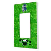 Seattle Seahawks 2024 Illustrated Limited Edition Single Rocker Light Switch Plate