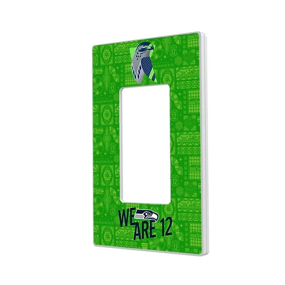 Seattle Seahawks 2024 Illustrated Limited Edition Single Rocker Light Switch Plate