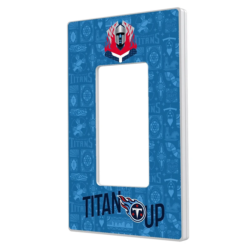 Tennessee Titans 2024 Illustrated Limited Edition Single Rocker Light Switch Plate