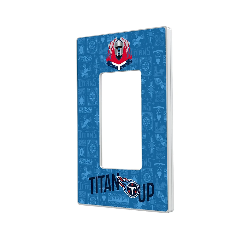 Tennessee Titans 2024 Illustrated Limited Edition Single Rocker Light Switch Plate