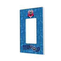 Tennessee Titans 2024 Illustrated Limited Edition Single Rocker Light Switch Plate