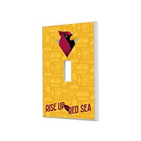 Arizona Cardinals 2024 Illustrated Limited Edition Single Toggle Light Switch Plate