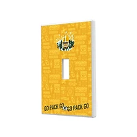 Green Bay Packers 2024 Illustrated Limited Edition Single Toggle Light Switch Plate