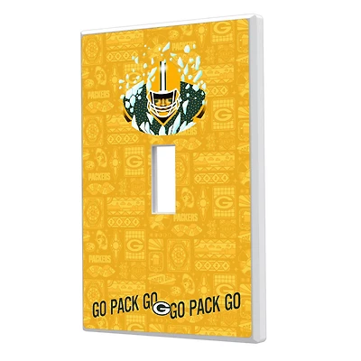 Green Bay Packers 2024 Illustrated Limited Edition Single Toggle Light Switch Plate