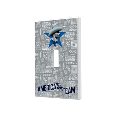 Dallas Cowboys 2024 Illustrated Limited Edition Single Toggle Light Switch Plate
