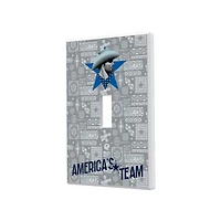 Dallas Cowboys 2024 Illustrated Limited Edition Single Toggle Light Switch Plate