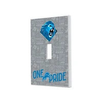 Detroit Lions 2024 Illustrated Limited Edition Single Toggle Light Switch Plate