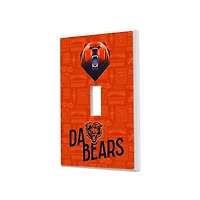 Chicago Bears 2024 Illustrated Limited Edition Single Toggle Light Switch Plate