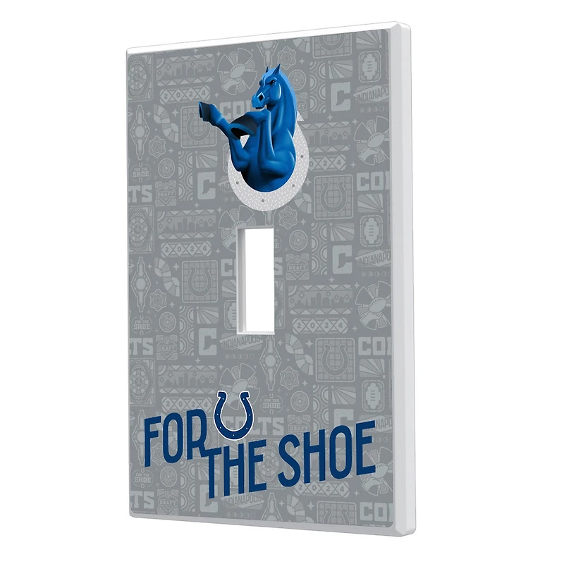 Indianapolis Colts 2024 Illustrated Limited Edition Single Toggle Light Switch Plate