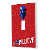 Buffalo Bills 2024 Illustrated Limited Edition Single Toggle Light Switch Plate