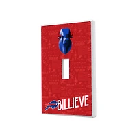 Buffalo Bills 2024 Illustrated Limited Edition Single Toggle Light Switch Plate