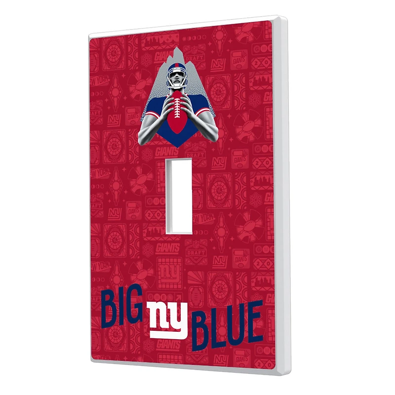 New York Giants 2024 Illustrated Limited Edition Single Toggle Light Switch Plate