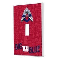 New York Giants 2024 Illustrated Limited Edition Single Toggle Light Switch Plate