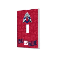 New York Giants 2024 Illustrated Limited Edition Single Toggle Light Switch Plate