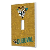 Jacksonville Jaguars 2024 Illustrated Limited Edition Single Toggle Light Switch Plate