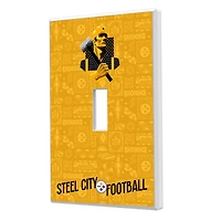 Pittsburgh Steelers 2024 Illustrated Limited Edition Single Toggle Light Switch Plate