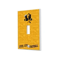 Pittsburgh Steelers 2024 Illustrated Limited Edition Single Toggle Light Switch Plate