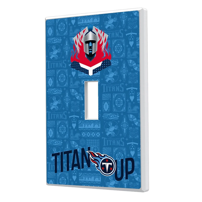 Tennessee Titans 2024 Illustrated Limited Edition Single Toggle Light Switch Plate