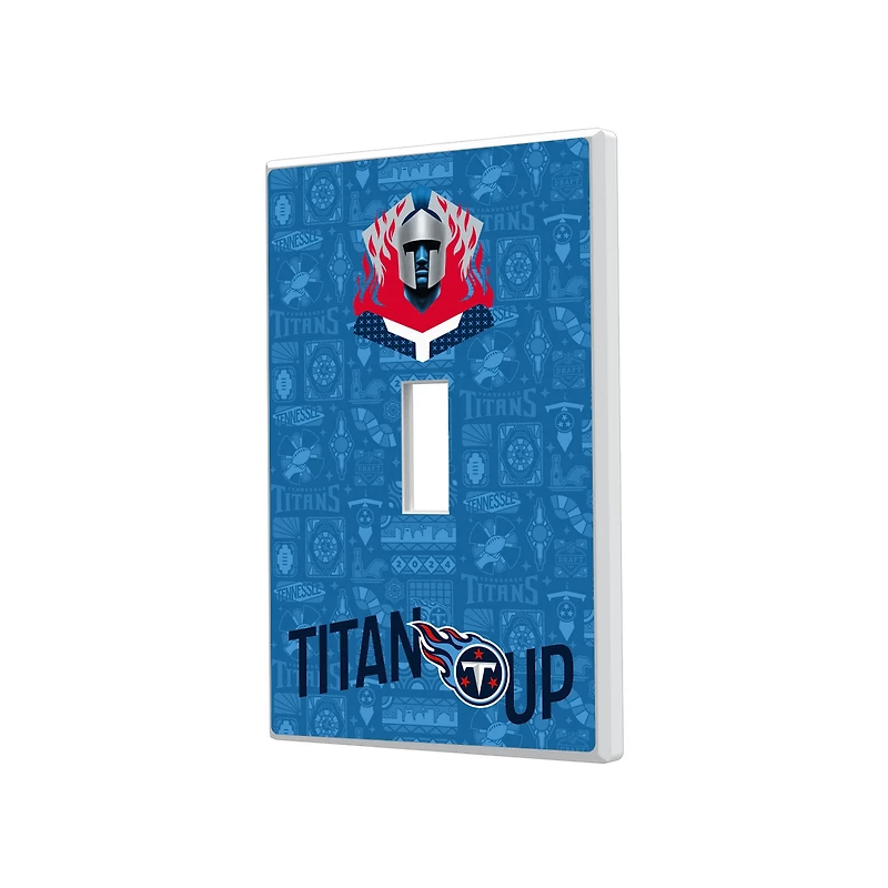 Tennessee Titans 2024 Illustrated Limited Edition Single Toggle Light Switch Plate