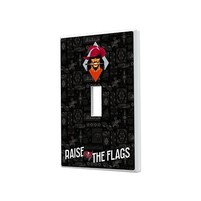 Tampa Bay Buccaneers 2024 Illustrated Limited Edition Single Toggle Light Switch Plate