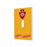 Kansas City Chiefs 2024 Illustrated Limited Edition Single Toggle Light Switch Plate