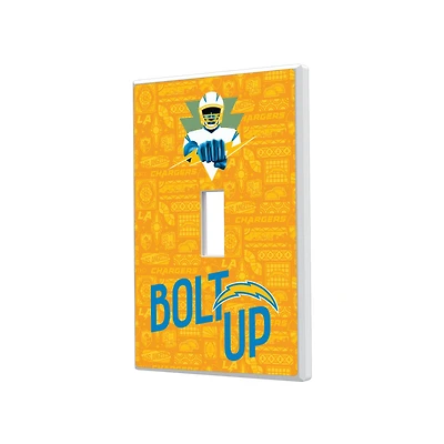 Los Angeles Chargers 2024 Illustrated Limited Edition Single Toggle Light Switch Plate