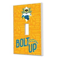 Los Angeles Chargers 2024 Illustrated Limited Edition Single Toggle Light Switch Plate