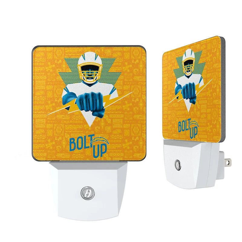 Los Angeles Chargers 2024 Illustrated Limited Edition Nightlight Two-Pack