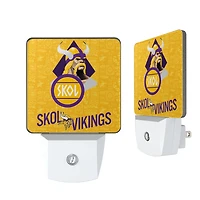 Minnesota Vikings 2024 Illustrated Limited Edition Nightlight Two-Pack