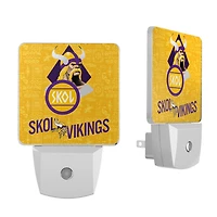 Minnesota Vikings 2024 Illustrated Limited Edition Nightlight Two-Pack