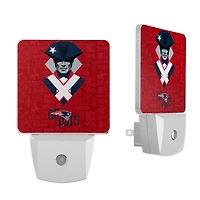 New England Patriots 2024 Illustrated Limited Edition Nightlight Two-Pack