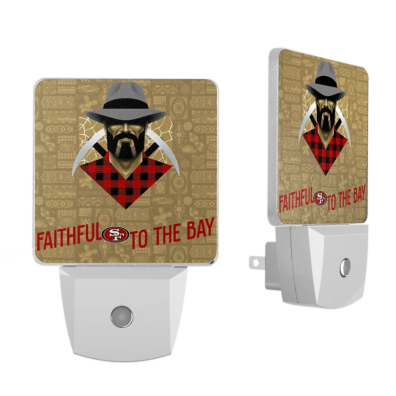 San Francisco 49ers 2024 Illustrated Limited Edition Nightlight Two-Pack