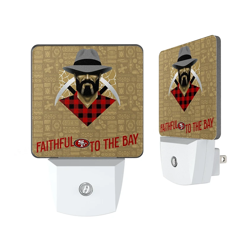 San Francisco 49ers 2024 Illustrated Limited Edition Nightlight Two-Pack