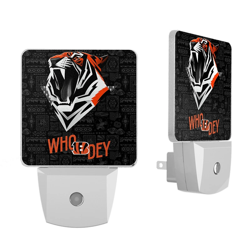 Cincinnati Bengals 2024 Illustrated Limited Edition Nightlight Two-Pack