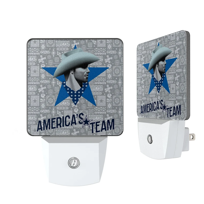 Dallas Cowboys 2024 Illustrated Limited Edition Nightlight Two-Pack