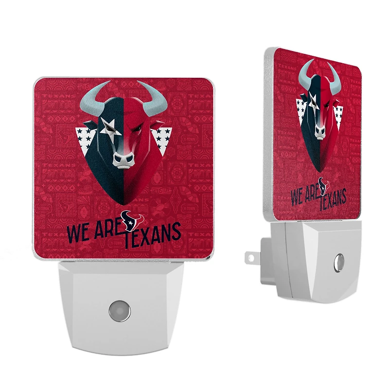 Houston Texans 2024 Illustrated Limited Edition Nightlight Two-Pack