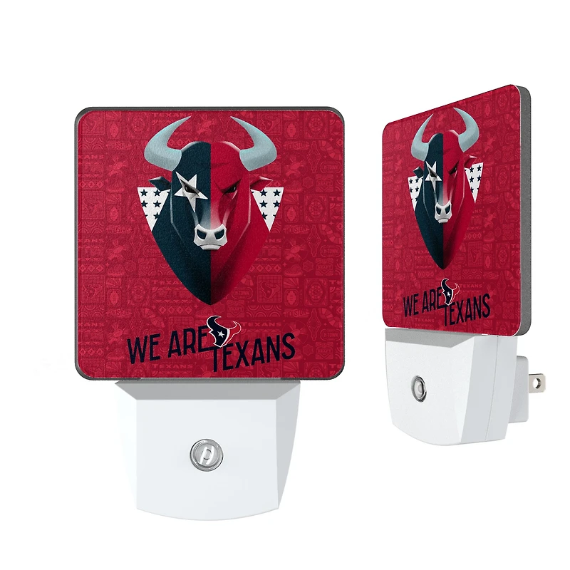Houston Texans 2024 Illustrated Limited Edition Nightlight Two-Pack