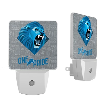 Detroit Lions 2024 Illustrated Limited Edition Nightlight Two-Pack