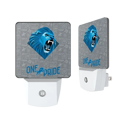 Detroit Lions 2024 Illustrated Limited Edition Nightlight Two-Pack
