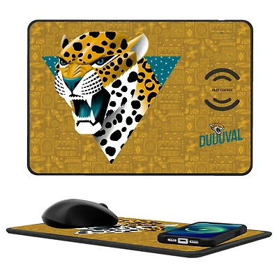 Jacksonville Jaguars 2024 Illustrated Limited Edition Wireless Charger and Mouse Pad