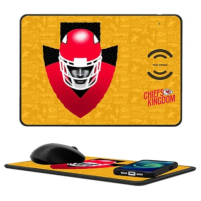 Kansas City Chiefs 2024 Illustrated Limited Edition Wireless Charger and Mouse Pad