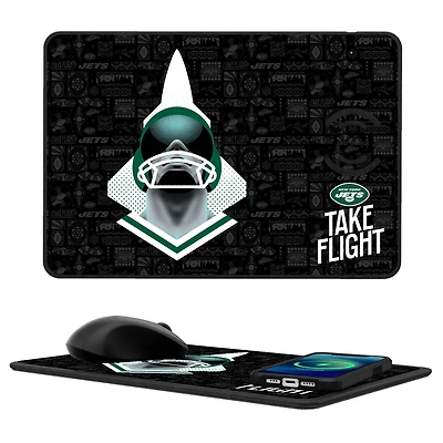 New York Jets 2024 Illustrated Limited Edition Wireless Charger and Mouse Pad