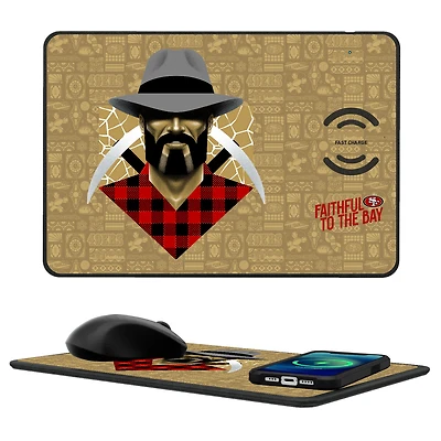 San Francisco 49ers 2024 Illustrated Limited Edition Wireless Charger and Mouse Pad