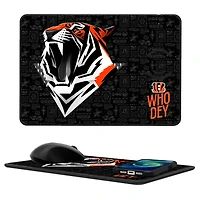 Cincinnati Bengals 2024 Illustrated Limited Edition Wireless Charger and Mouse Pad