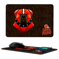 Cleveland Browns 2024 Illustrated Limited Edition Wireless Charger and Mouse Pad