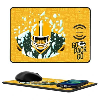Green Bay Packers 2024 Illustrated Limited Edition Wireless Charger and Mouse Pad