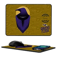 Baltimore Ravens 2024 Illustrated Limited Edition Wireless Charger and Mouse Pad